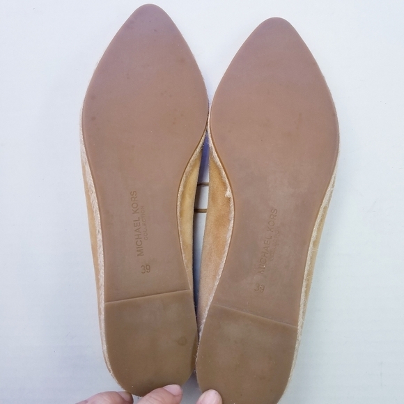 🌸 Michael Kors Collection | Suede Ballet Flats, size 8.5 - Picture 10 of 12